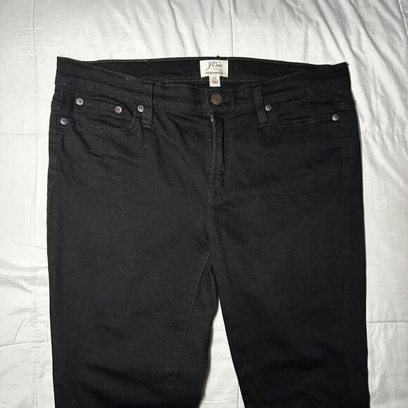 J Crew Toothpick womens ankle skinny jeans cotton size 32 - Picture 2 of 6
